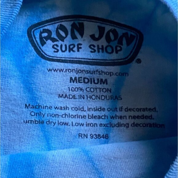 Ron Jon Surf Shop Las Vegas Adult Graphic Print T-Shirt-Blue-Size M-GUC - Picture 4 of 6